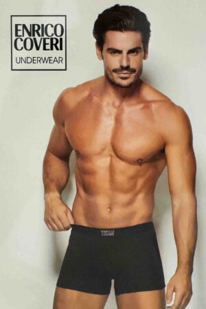 Boxer uomo Enrico Coveri in cotone fantasia EB1266