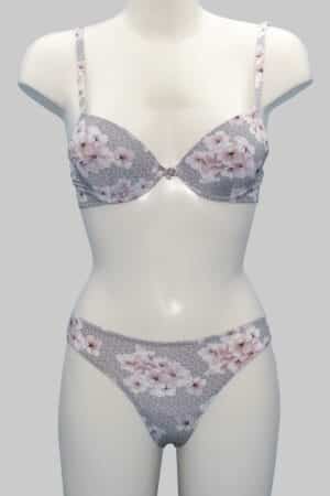 Completino intimo donna reggiseno e slip Lormar Lad2142