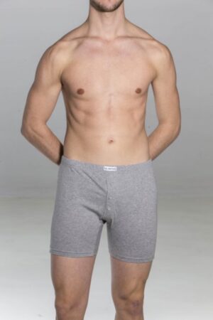 Boxer uomo cotone con bottoni Olimpia 355/357 grigio