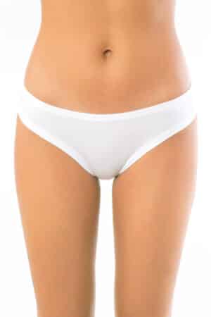 Slip brasiliana in cotone IOSONOIO 5007 bianco fronte