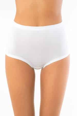 Slip donna alto in cotone IOSONOIO 5001 bianco fronte