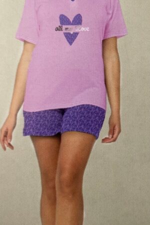 Pigiama di cotone donna corto Karelpiù KC2096