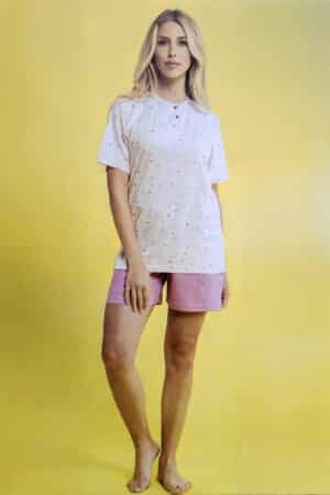 Pigiama di cotone donna corto Karelpiù KC4065