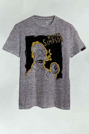 Maglietta stampata uomo Simpson 993