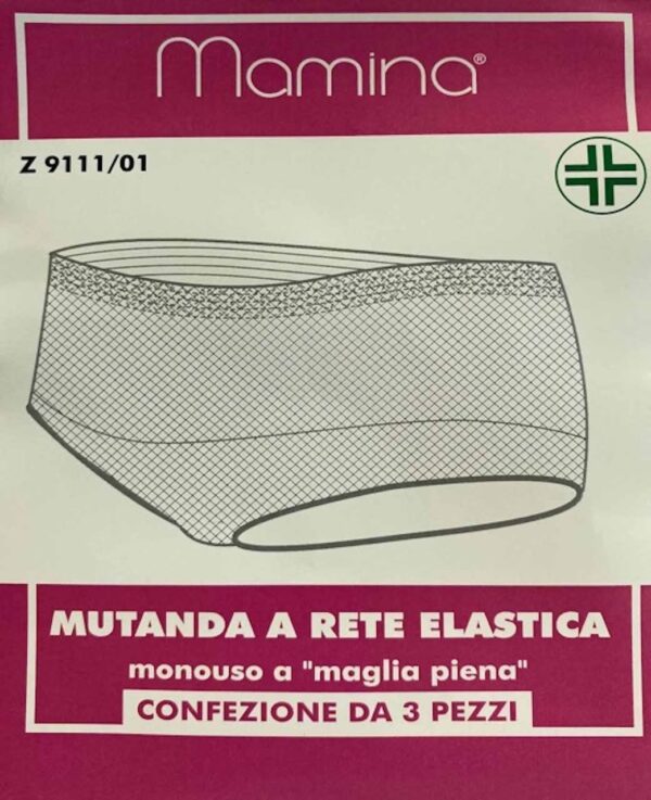 Mutanda donna monouso post parto 9111 3pz scatola