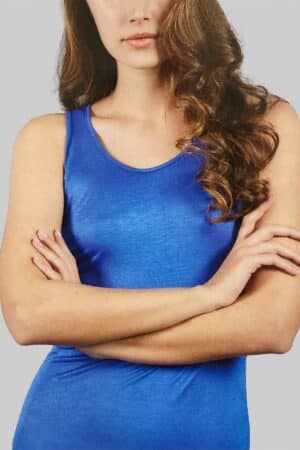 Canottiere intimo donna in modal e seta spalla larga Sublyme 1529