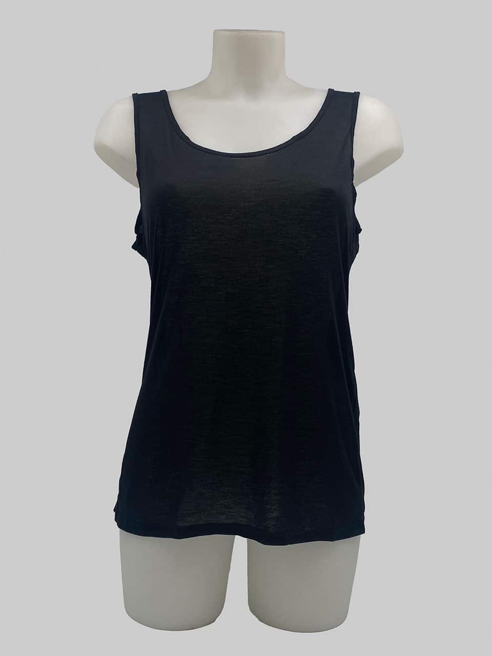 Canottiere intimo donna in modal e seta spalla larga Sublyme 1529 - immagine 4