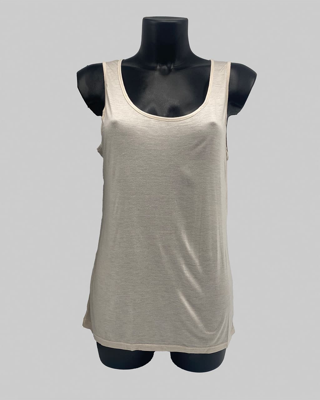 Canottiere intimo donna in modal e seta spalla larga Sublyme 1529 - immagine 6