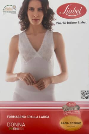 Canottiera Liabel Lana cotone forma seno 916
