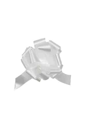 Coccarde matrimonio bianche mm 31 pezzi 30