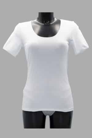 Maglia intima donna cotone caldo Clessidra 2210 bianco