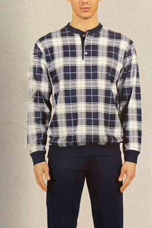 Pigiama uomo invernale caldo cotone Bip Bip 7126