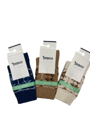 Calze donna invernali corte Prisco Angora alce ass.B