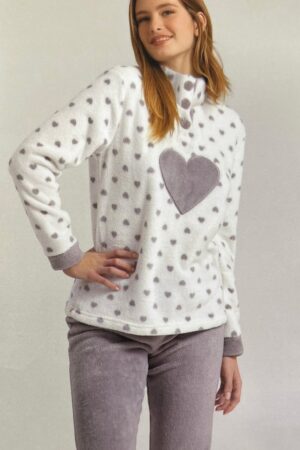 Pigiama donna in pile Il Granchio GP6063