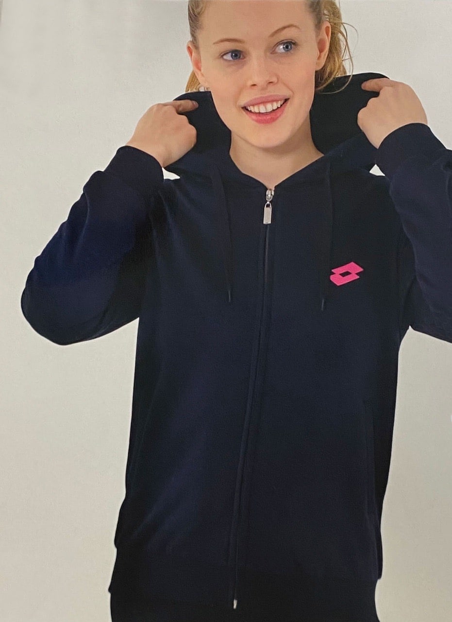 Felpa donna invernale full zip con cappuccio Lotto LA1020