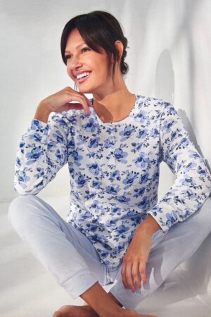 Pigiama estivo donna in cotone Enrico Coveri EP5239