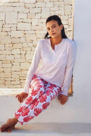 Pigiama estivo donna in cotone Jadea 3204