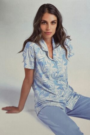 Pigiama Lormar donna estivo lungo 0388