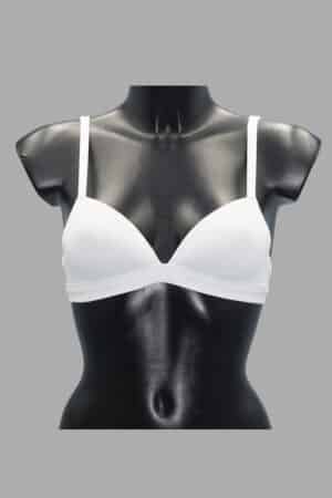 Reggiseno a triangolo senza ferretto Lormar 1945 bianco