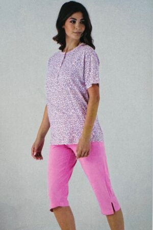 Pigiama estivo donna a pinocchietto Karelpiù KC8048