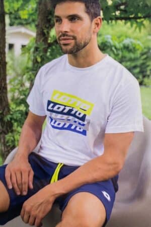 Completo uomo estivo t-shirt e pantaloncino Lotto LP1126