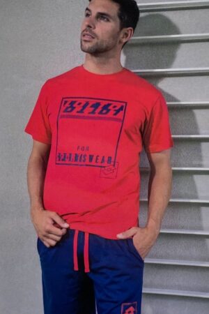 Completo uomo estivo t-shirt e pantaloncino Lotto LP1131