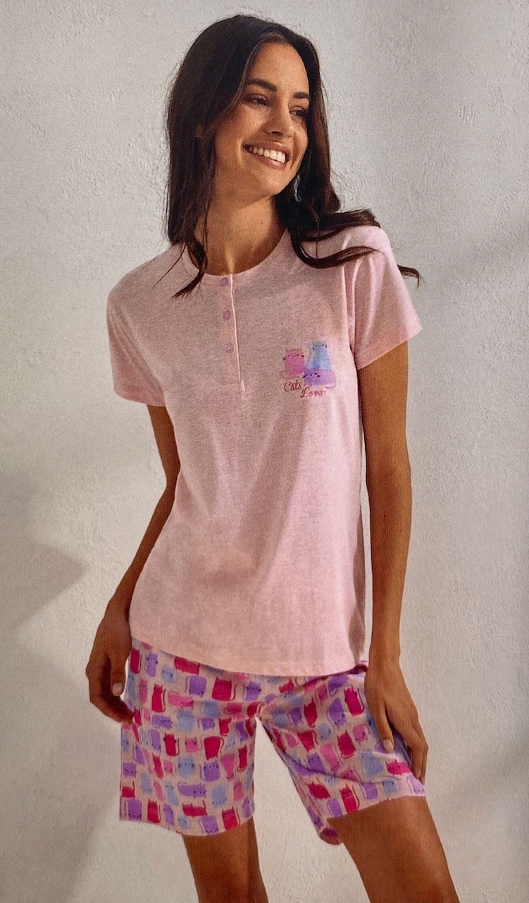 Pigiama corto donna Granchio GP5100 CLICK INTIMO