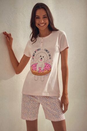 Pigiama corto donna Granchio GP5102