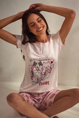 Pigiama estivo donna corto Granchio GP5097