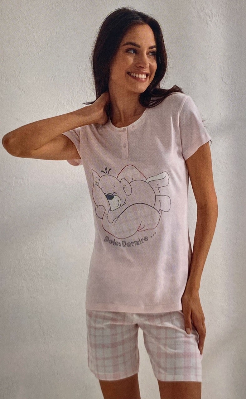 Pigiama estivo donna corto Granchio GP5099