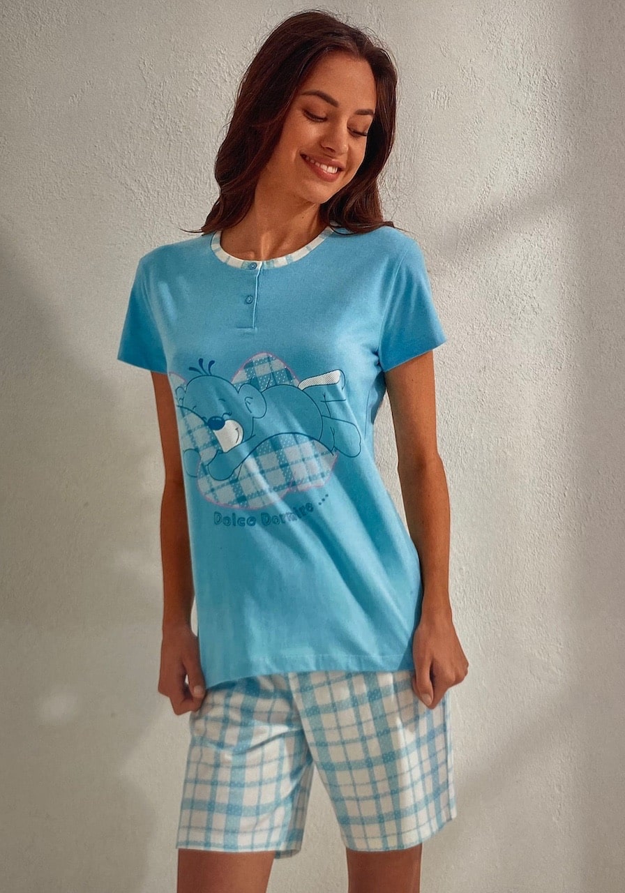 Pigiama estivo donna corto Granchio GP5099
