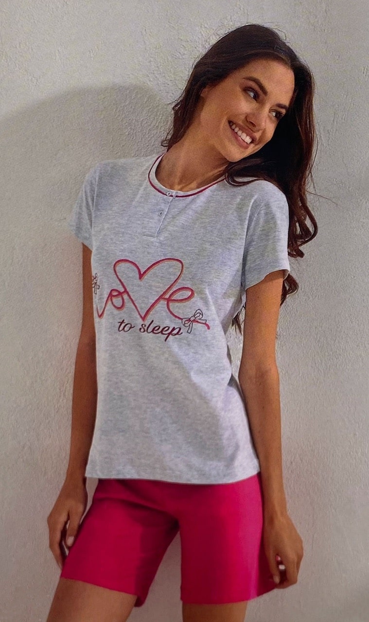 Pigiama estivo donna corto Granchio GP5101