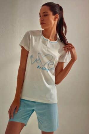 Pigiama estivo donna corto Granchio GP5101