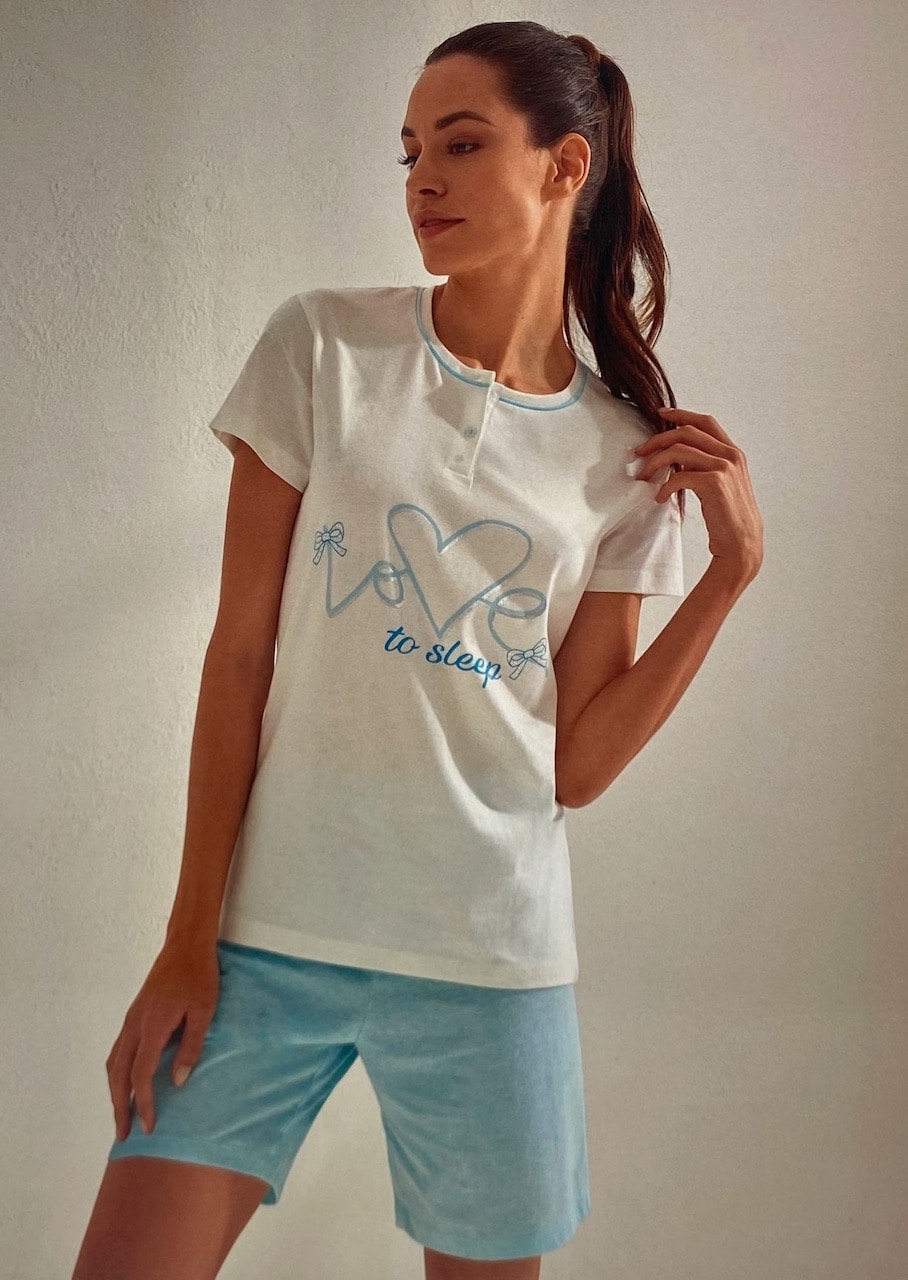 Pigiama estivo donna corto Granchio GP5101