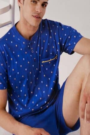 Pigiama uomo corto in cotone Karelpiù KC8233