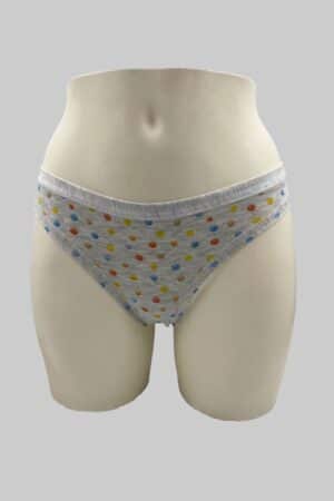 Slip donna fantasia in cotone Lovely Girl 5392D snow