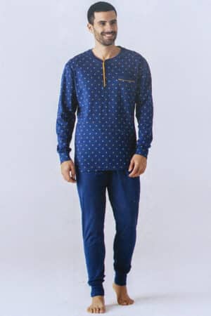 Pigiama caldo cotone uomo Karelpiù KF7104