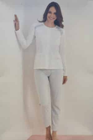 Pigiama donna aperto davanti estivo Enrico Coveri EP5197