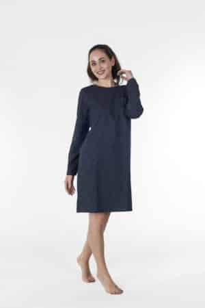 Camicia da notte invernale Verdissima 26.W3ALM28 denim