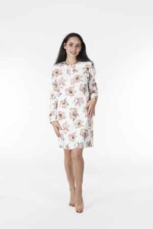 Camicia da notte invernale Verdissima 33.W3AIF27 milk fronte