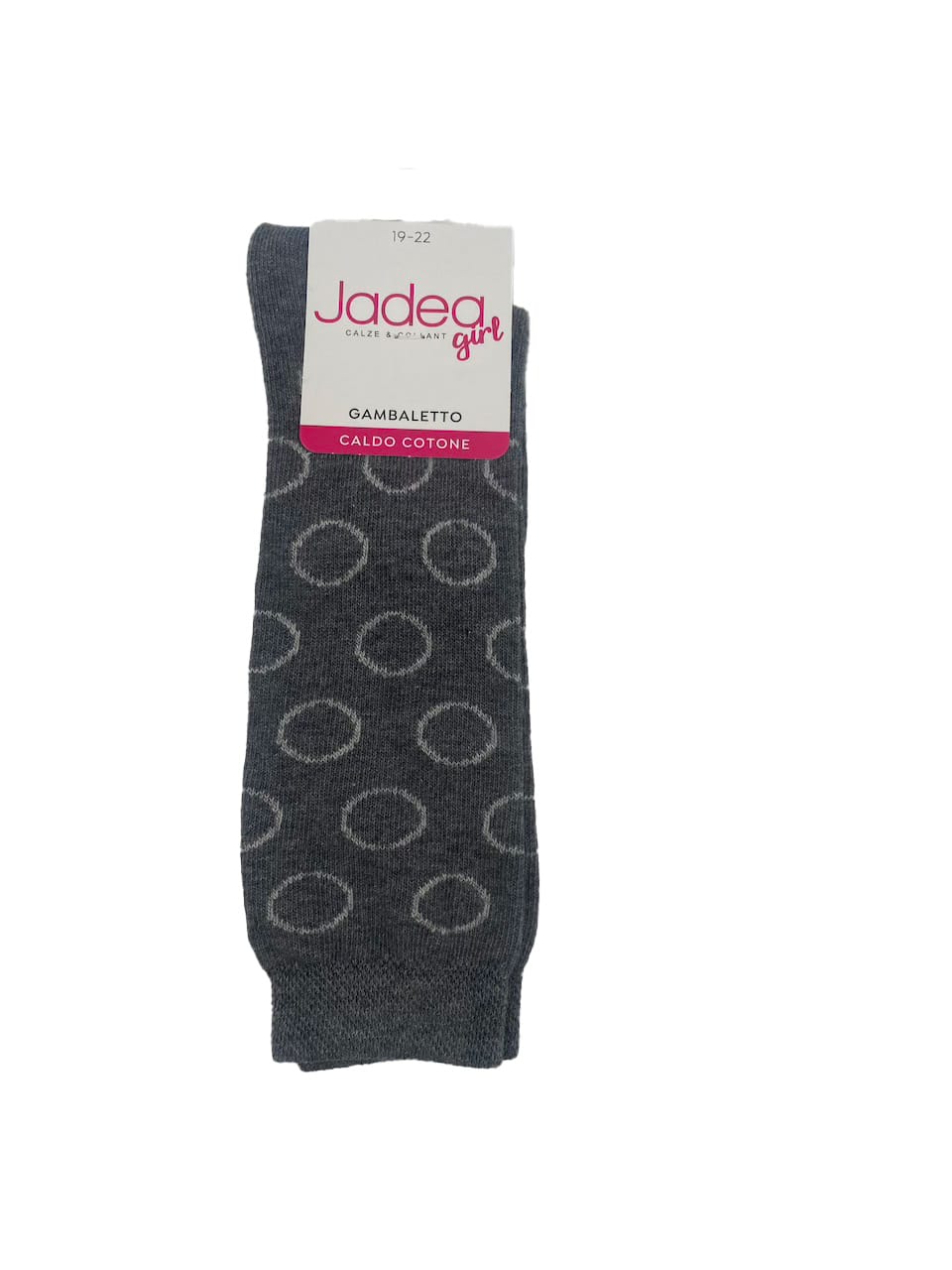 Calzettoni bambina caldo cotone Jadea JAI21103 grigio