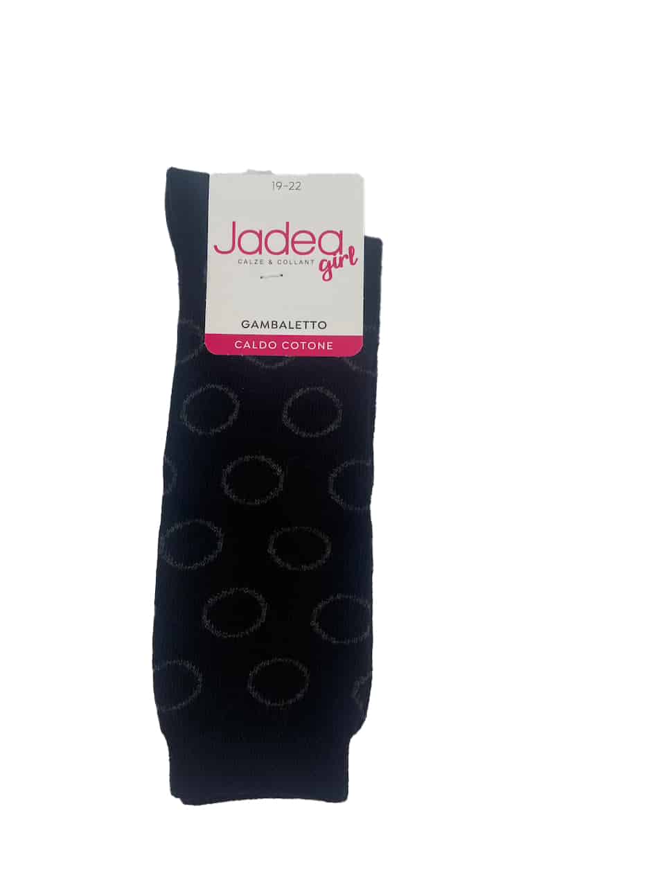 Calzettoni bambina caldo cotone Jadea JAI21103 nero