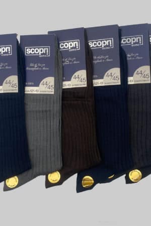 Calzini corti da uomo a coste Scopri TIGER 6pz classico