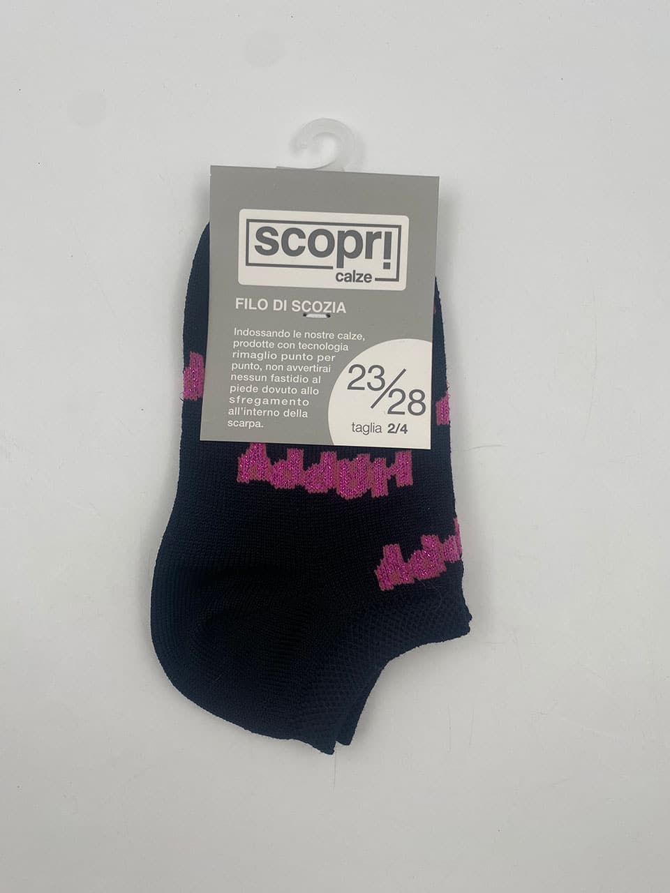 Fantasmini da bambina in filo di scozia Scopri GEORGIE nero happy