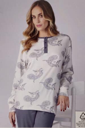 pigiama-donna-taglie-forti-invernale-karelpiu-kf9011pldx