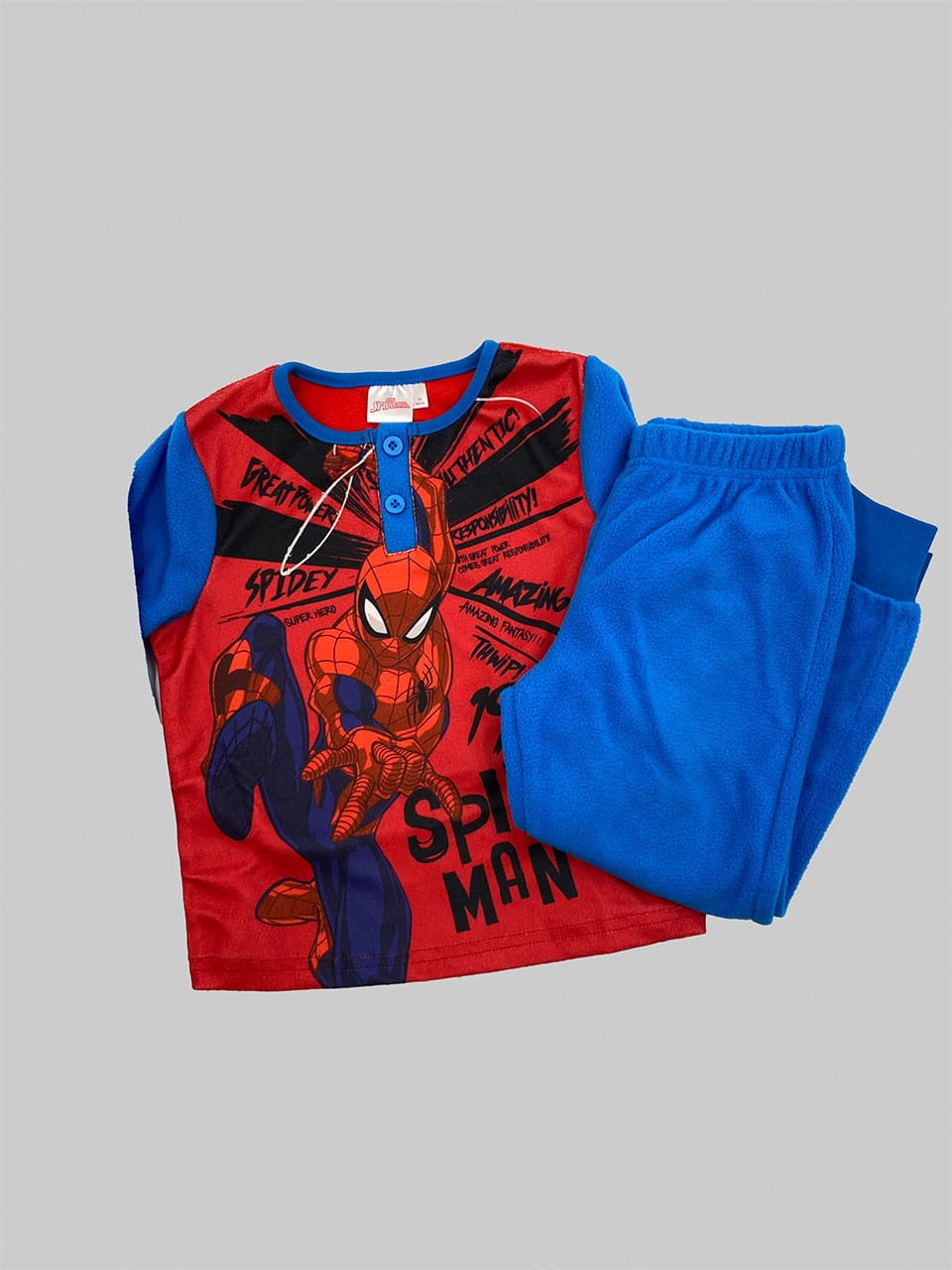 Pigiama pile bambino Spiderman HY20093B blue