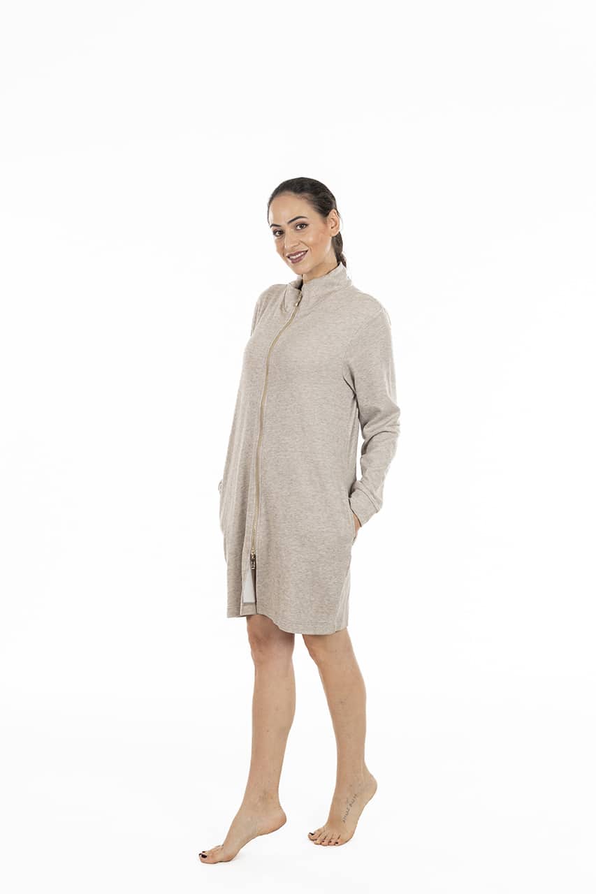 Vestaglia da donna invernale Verdissima 63.W3ALW71 beige