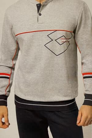 Pigiama felpato uomo Lotto LP2136