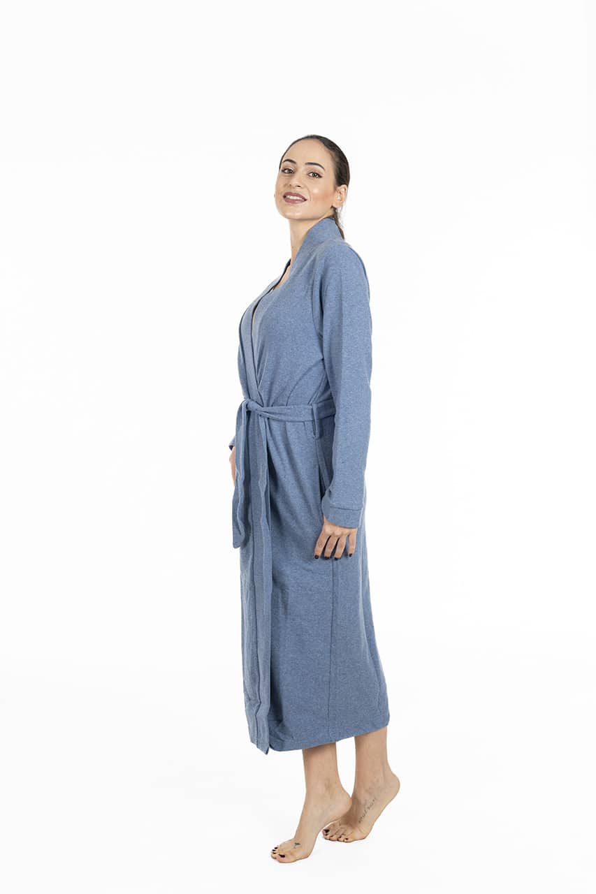 Vestaglia da donna invernale Verdissima 62.W3APM70 denim 2