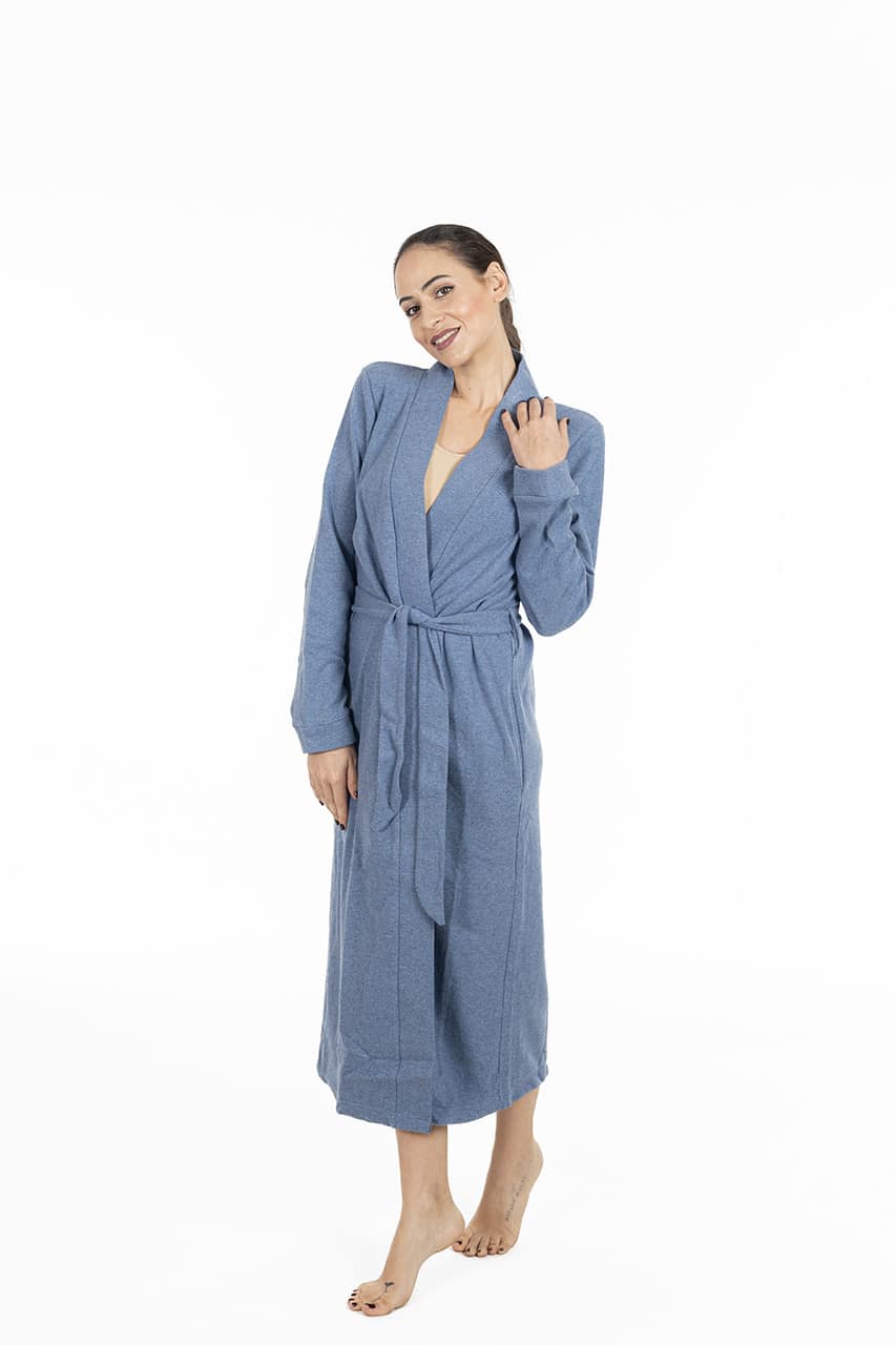 Vestaglia da donna invernale Verdissima 62.W3APM70 denim